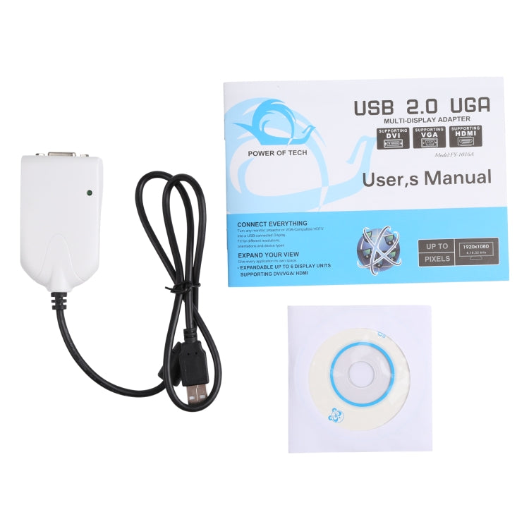 Bộ chuyển đổi USB sang VGA đa màn hình / đa hiển thị, card đồ họa ngoài USB 2.0, USB 2.0