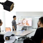 Cáp Bộ Chuyển Đổi DVI 24+1 Đầu Đực sang 2 Đầu Cái DVI, Chiều Dài: 30cm, 2 Đầu Cái DVI 24+1 Chân