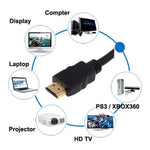 Cáp HDMI mạ vàng 1.5m sang HDMI 19 Pin, phiên bản 1.4, hỗ trợ 3D / TV HD / XBOX 360 / PS3 / máy chiếu / đầu DVD, chiều dài: 1.5m
