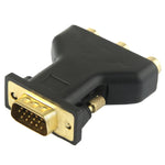 Bộ chuyển đổi VGA 15 Pin đực sang 3 RCA thành cái, VGA