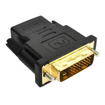 Bộ chuyển đổi DVI-D 24+1 Pin đực sang HDMI 19 Pin cái cho màn hình / HDTV