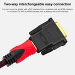 Bộ chuyển đổi DVI-D 24+1 Pin đực sang HDMI 19 Pin cái cho màn hình / HDTV