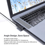 Bộ chuyển đổi USB 2.0 AM sang AF góc 90 độ, hỗ trợ chức năng OTG, góc phải 90 độ, góc trái 90 độ