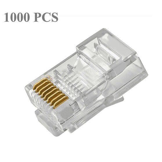 1000 cái đầu nối RJ45 Modular Plug, chất lượng bình thường, 1000 cái