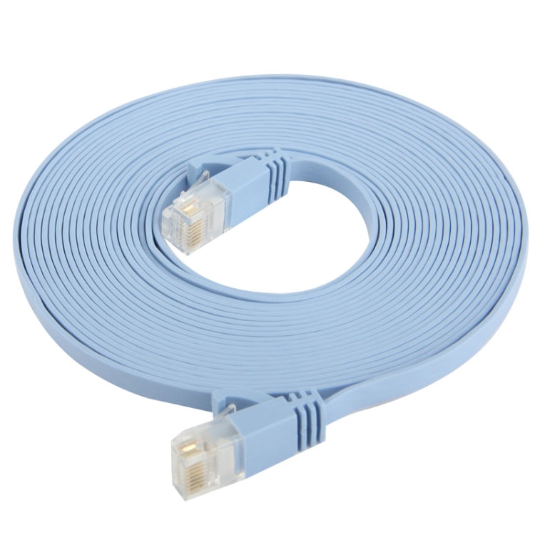 Cáp mạng LAN Ethernet siêu mỏng dẹt 5m, CAT6, Chiều dài: 5m (Xanh nhạt)