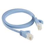 Cáp mạng LAN Ethernet siêu mỏng dẹt 1m, CAT6, Chiều dài: 1m (Xanh nhạt)