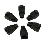 Nắp bảo vệ đầu cáp mạng RJ45, Màu đen (100 cái trong một gói, giá cho 100 cái), 100 cái màu đen, 100 cái màu đỏ, 100 cái màu xanh dương, 100 cái màu trắng, 100 cái màu xanh lá, 100 cái màu xám, 100 cái màu vàng