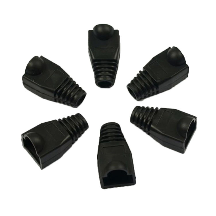 Nắp bảo vệ đầu cáp mạng RJ45, Màu đen (100 cái trong một gói, giá cho 100 cái), 100 cái màu đen, 100 cái màu đỏ, 100 cái màu xanh dương, 100 cái màu trắng, 100 cái màu xanh lá, 100 cái màu xám, 100 cái màu vàng