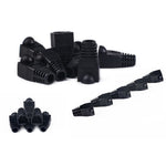 Nắp bảo vệ đầu cáp mạng RJ45, Màu đen (100 cái trong một gói, giá cho 100 cái), 100 cái màu đen, 100 cái màu đỏ, 100 cái màu xanh dương, 100 cái màu trắng, 100 cái màu xanh lá, 100 cái màu xám, 100 cái màu vàng