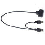 Cáp chuyển đổi ổ cứng SATA sang USB 2.0 đôi cho ổ cứng SATA 2.5 inch HDD/SSD