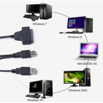 Cáp chuyển đổi ổ cứng SATA sang USB 2.0 đôi cho ổ cứng SATA 2.5 inch HDD/SSD