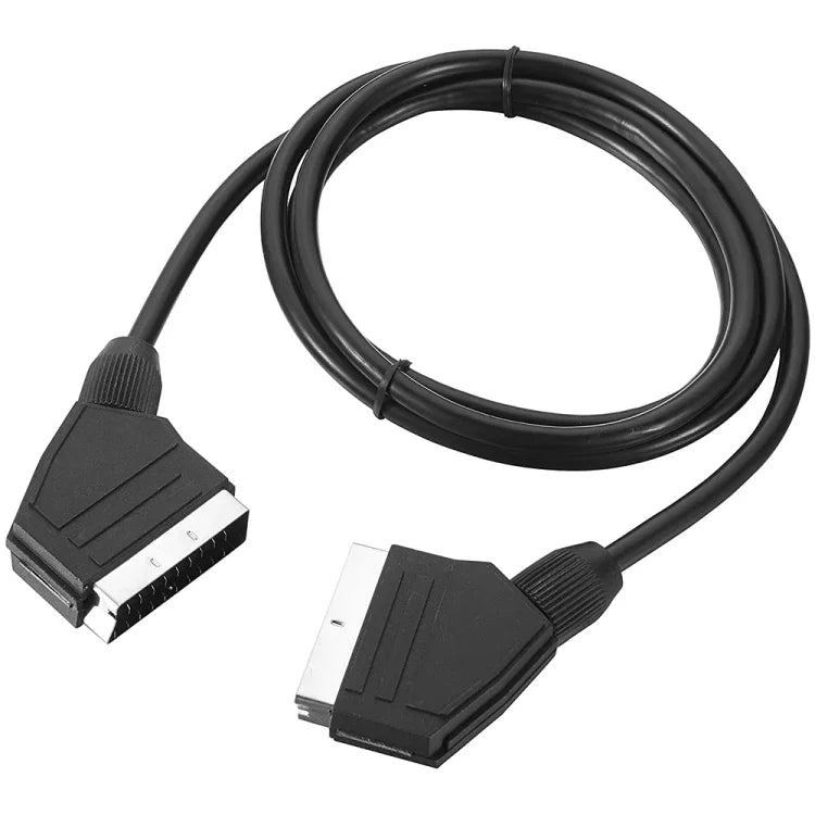 Cáp Dây Dẫn 20 Chân SCART đến SCART cho DVD/HDTV/AV/TV, Chiều Dài Cáp: 1.5m, 1.5m