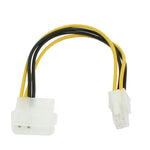Cáp chuyển đổi đầu nối nguồn CPU ATX 12V 2 chân Molex IDE sang 4 chân ATX P4, đực 2 chân sang cái 4 chân