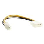 Cáp chuyển đổi đầu nối nguồn CPU ATX 12V 2 chân Molex IDE sang 4 chân ATX P4, đực 2 chân sang cái 4 chân
