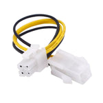 Cáp nối dài nguồn ATX 4 chân đực sang cái, 4 chân đực sang 4 chân cái