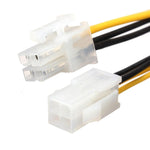 Cáp nối dài nguồn ATX 4 chân đực sang cái, 4 chân đực sang 4 chân cái