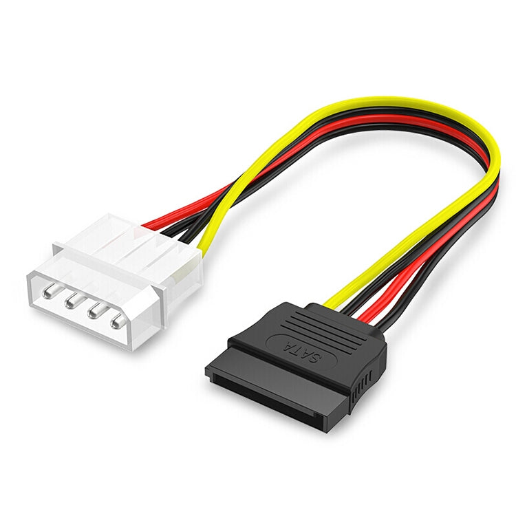 Cáp chuyển đổi nguồn IDE 4 chân sang Serial ATA SATA (15cm), chất liệu: nhôm + magie, IDE 4 chân sang SATA