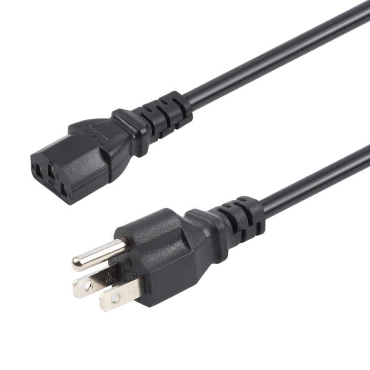 Dây nguồn AC 3 chân chuẩn Mỹ dùng cho máy tính để bàn, máy in, màn hình, dài 1.5m