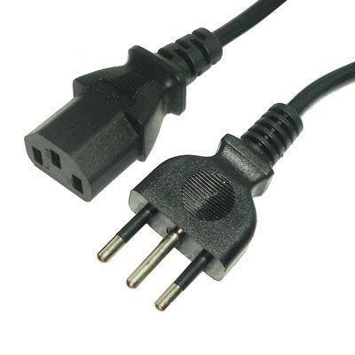 Dây nguồn máy tính để bàn 3 chân chuẩn Ý, dài 1.5m, phích cắm Ý, dài 1.2m, phích cắm Ý, dài 1.5m