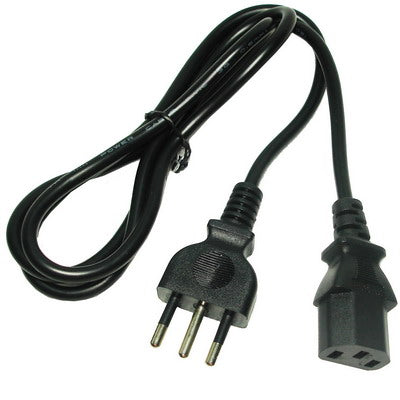 Dây nguồn máy tính để bàn 3 chân chuẩn Ý, dài 1.5m, phích cắm Ý, dài 1.2m, phích cắm Ý, dài 1.5m