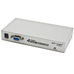 Bộ chia VGA 4 cổng 150MHz (1 đầu vào VGA, 4 đầu ra VGA), Bộ chia 4 cổng màu bạc