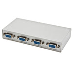 Bộ chia VGA 4 cổng 150MHz (1 đầu vào VGA, 4 đầu ra VGA), Bộ chia 4 cổng màu bạc