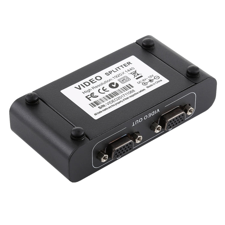 Bộ chia VGA VGA-102A 1 ra 2 cổng 1920 x 1440, 2 cổng
