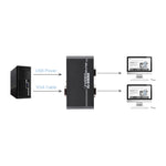 Bộ chia VGA VGA-102A 1 ra 2 cổng 1920 x 1440, 2 cổng