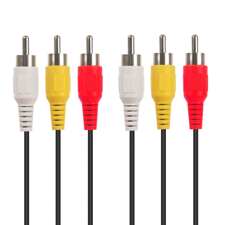 Cáp âm thanh video stereo RCA chất lượng tốt, chiều dài: 15m, 3 đầu RCA sang 3 đầu RCA, chiều dài: 15m
