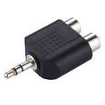 Cáp chuyển đổi âm thanh RCA cái sang jack 3.5mm đực Y, 2 đầu RCA cái sang 3.5mm, 2 đầu RCA (AV) cái sang 3.5mm
