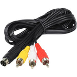 Cáp Chuyển Đổi TV S-Video 4 Chân sang 3 RCA AV Đầu Đực, Chiều Dài: 1.5M, S-Video sang AV 3RCA Đầu Đực
