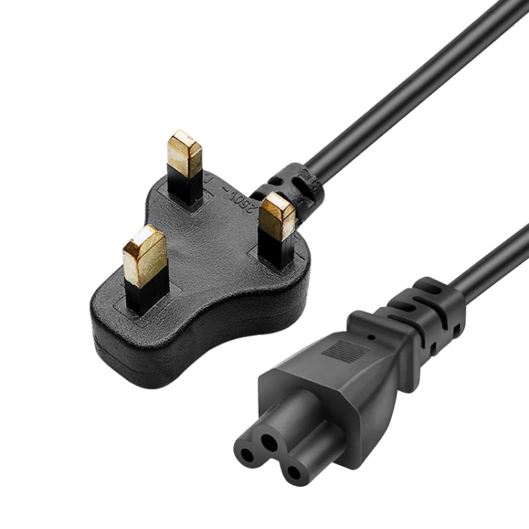 Dây nguồn máy tính xách tay kiểu 3 chân Anh nhỏ, phích cắm Anh nhỏ, chiều dài: 1.5m