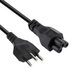 Dây nguồn AC máy tính xách tay kiểu 3 chân Brazil, chiều dài: 1.2m (đường kính ngoài 5.5), kiểu 3 chân Brazil, chiều dài: 1.2m (đường kính ngoài 5.5)