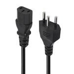 Dây Nguồn AC Brazil Kiểu 3 Chân, Chiều Dài: 1.2m ( OD5.5 ), Phích Cắm Brazil, 1.2m