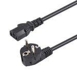 Dây nguồn máy tính PC đầu cắm EU 3 chân, dài 1.8m, 1.8m x 1.5