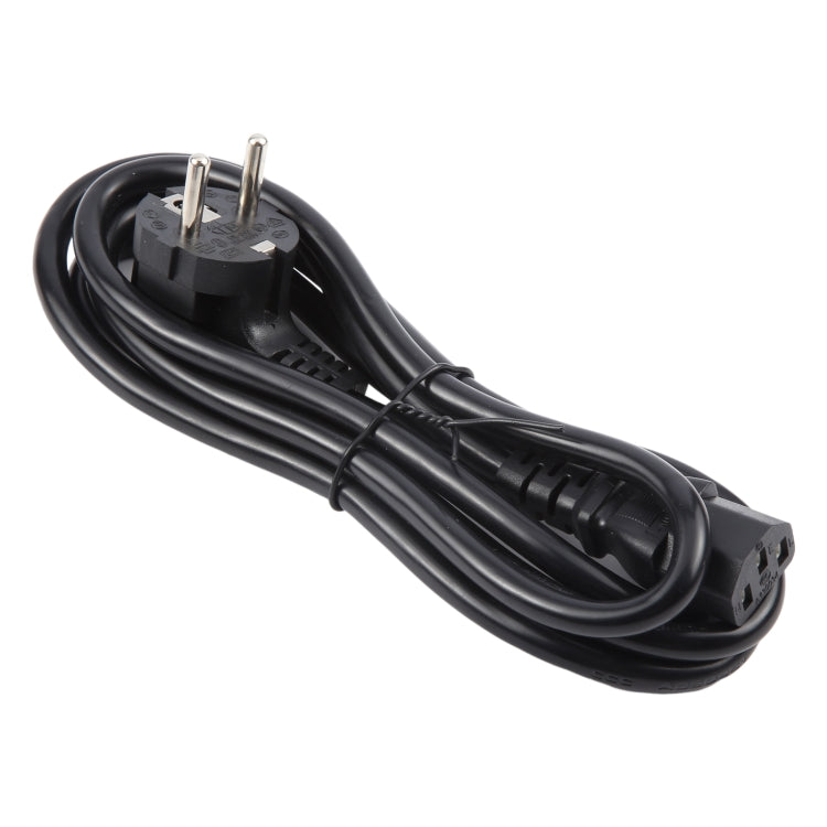 Dây nguồn máy tính PC đầu cắm EU 3 chân, dài 1.8m, 1.8m x 1.5