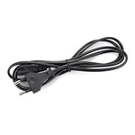 Dây nguồn AC cho laptop kiểu EU 2 chân chất lượng cao, dài 1.5m, đầu cắm EU 2 chân, dài 1.5m