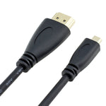 Cáp Micro HDMI sang HDMI 19 chân dài 1.5m, phiên bản 1.4, đầu HDMI đực, dài 1.5m