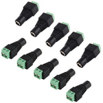 10 đầu nối jack nguồn DC cái cho CCTV
