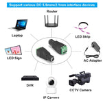 10 đầu nối jack nguồn DC cái cho CCTV