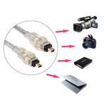 Cáp Firewire IEEE 1394 4 chân đực sang 4 chân đực chất lượng cao, dài 3m (mạ vàng), 4 chân sang 4 chân (3m)
