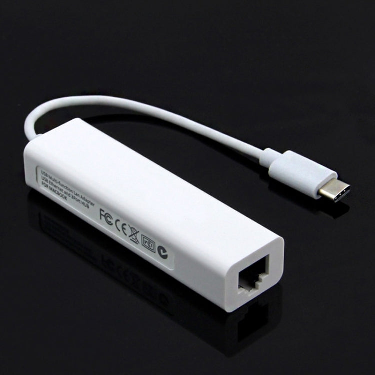 Bộ chuyển đổi đa năng Type-C sang 3 cổng USB và RJ45, dài 13cm, 3 cổng USB + RJ45