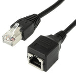 Cáp nối dài mạng RJ45 cái sang đực Cat, dài 30cm, RJ45 đực 30cm