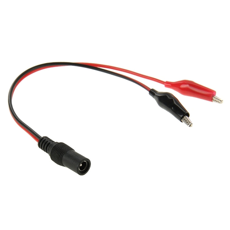 Dây cáp thử kẹp cá sấu đầu cắm nguồn cái 5.5 x 2.1mm