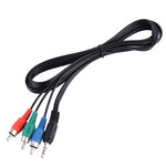 Dây cáp video thành phần RGB Jack 3.5mm dài 1.5m, 3.5mm sang 3 RCA, Chiều dài: 1.5m