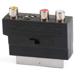 Cáp Scart Đầu Đực sang Đầu Cái với Cổng AV Composite + S-Video, Cổng Vàng AV + S-Video