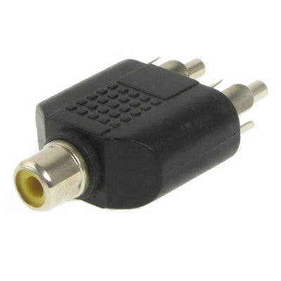 Đầu chuyển RCA cái sang 2 RCA đực, 2 RCA đực sang 1 RCA cái