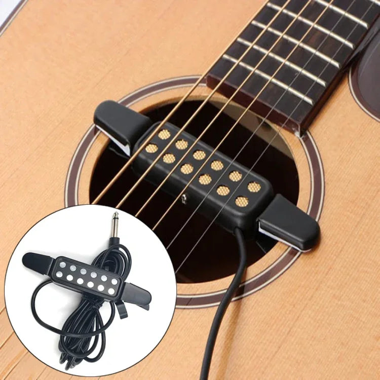 Bộ Thu Âm Âm Thanh Đàn Guitar Lỗ Tự Do Kèm Cáp, Bộ Thu Âm Âm Thanh Đàn Guitar Lỗ Tự Do