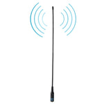 Ăng-ten radio cầm tay lò xo linh hoạt băng tần kép NAGOYA NA-771 144/430MHz SMA-F cho bộ đàm, chiều dài ăng-ten: 38cm
