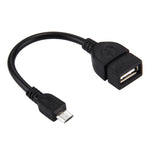 Bộ chuyển đổi USB A cái sang Micro USB 5 chân đực dài 10cm có OTG